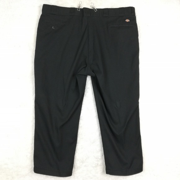 Dickies Mens Pants 874 Original Fit Work Black Flex Straight Leg 48x25 - Picture 2 of 10